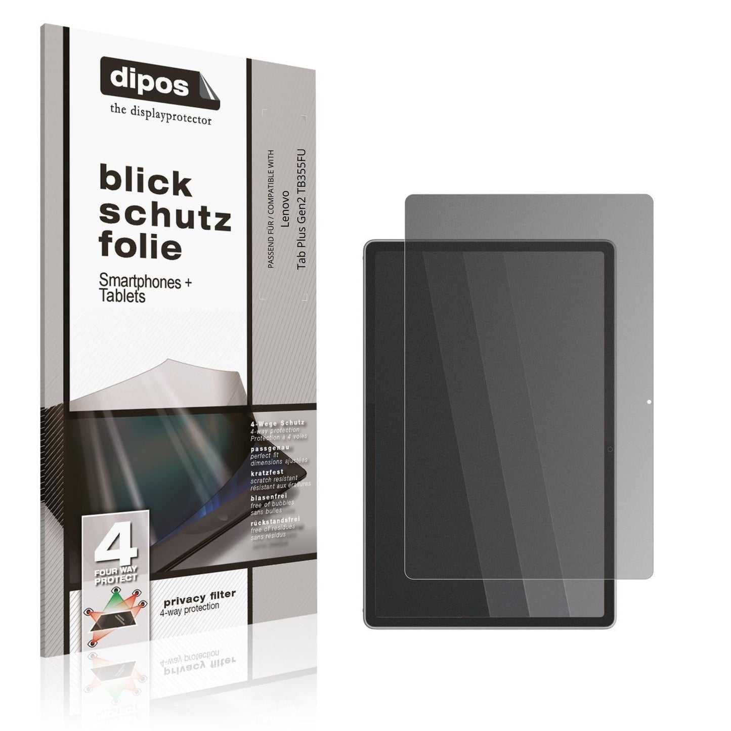 Blickschutzfolie für Lenovo Tab Plus Gen2 TB355FU  (1)