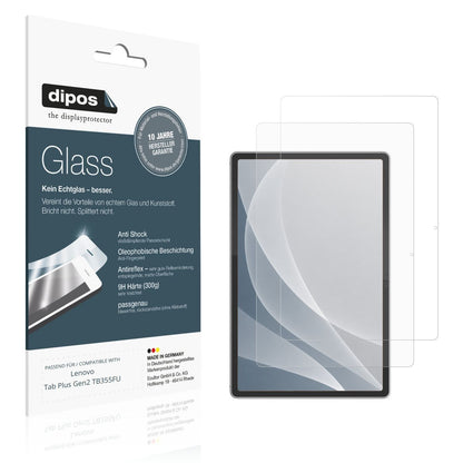 2x 9H Schutzfolie matt für Lenovo Tab Plus Gen2 TB (1)