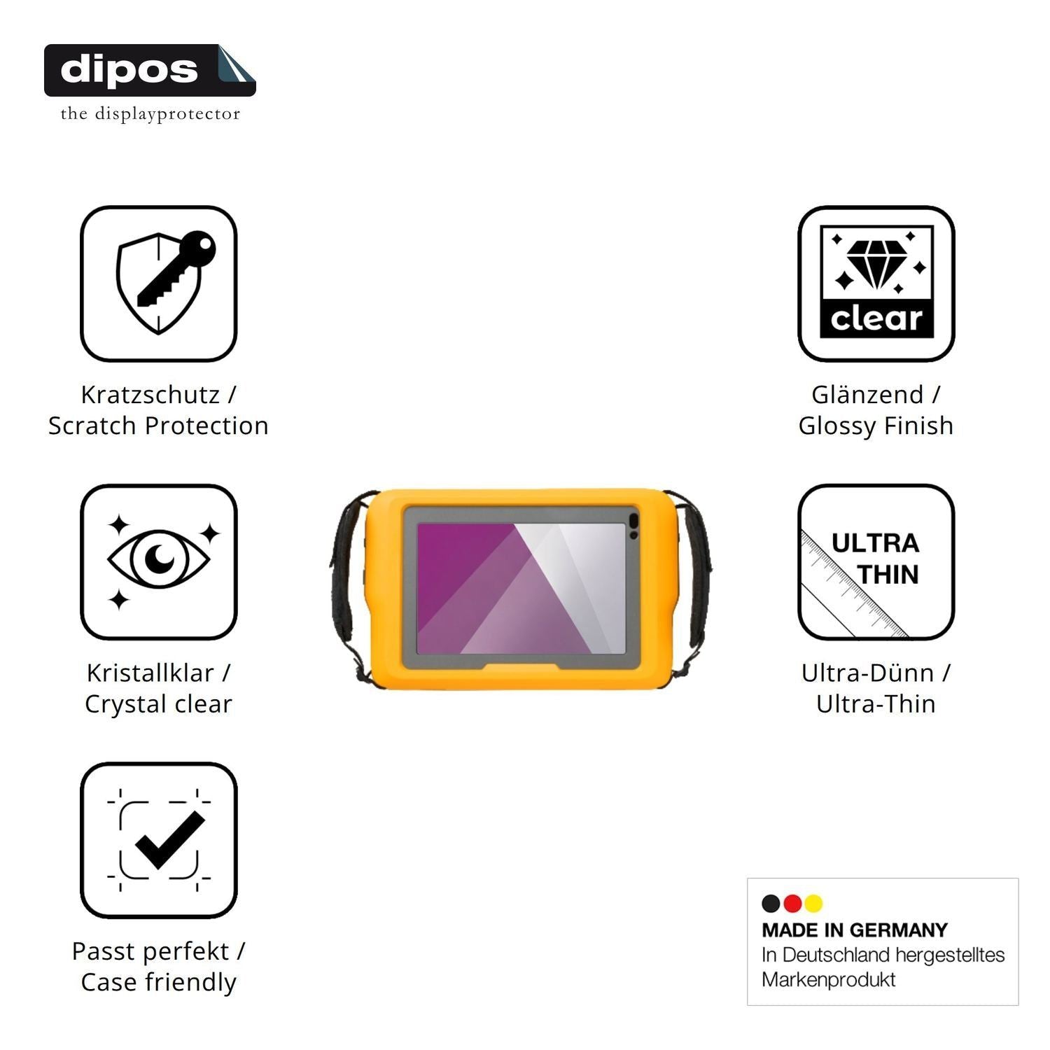 2x Schutzfolie klar für Fluke 832 Display-Schutzfo (7)