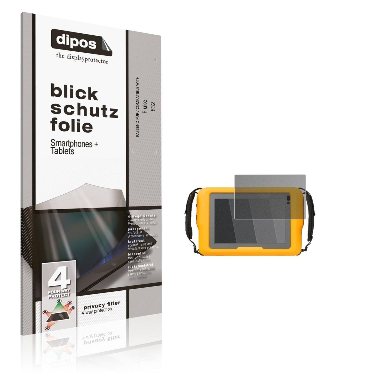 Blickschutzfolie für Fluke 832 matt Schutzfolie Pr (1)