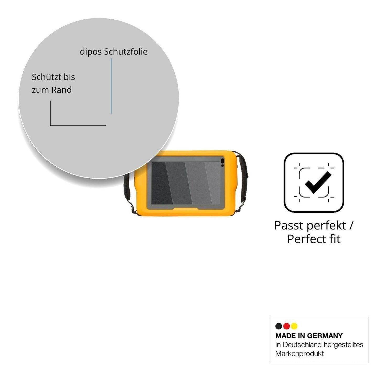 Blickschutzfolie für Fluke 832 matt Schutzfolie Pr (4)