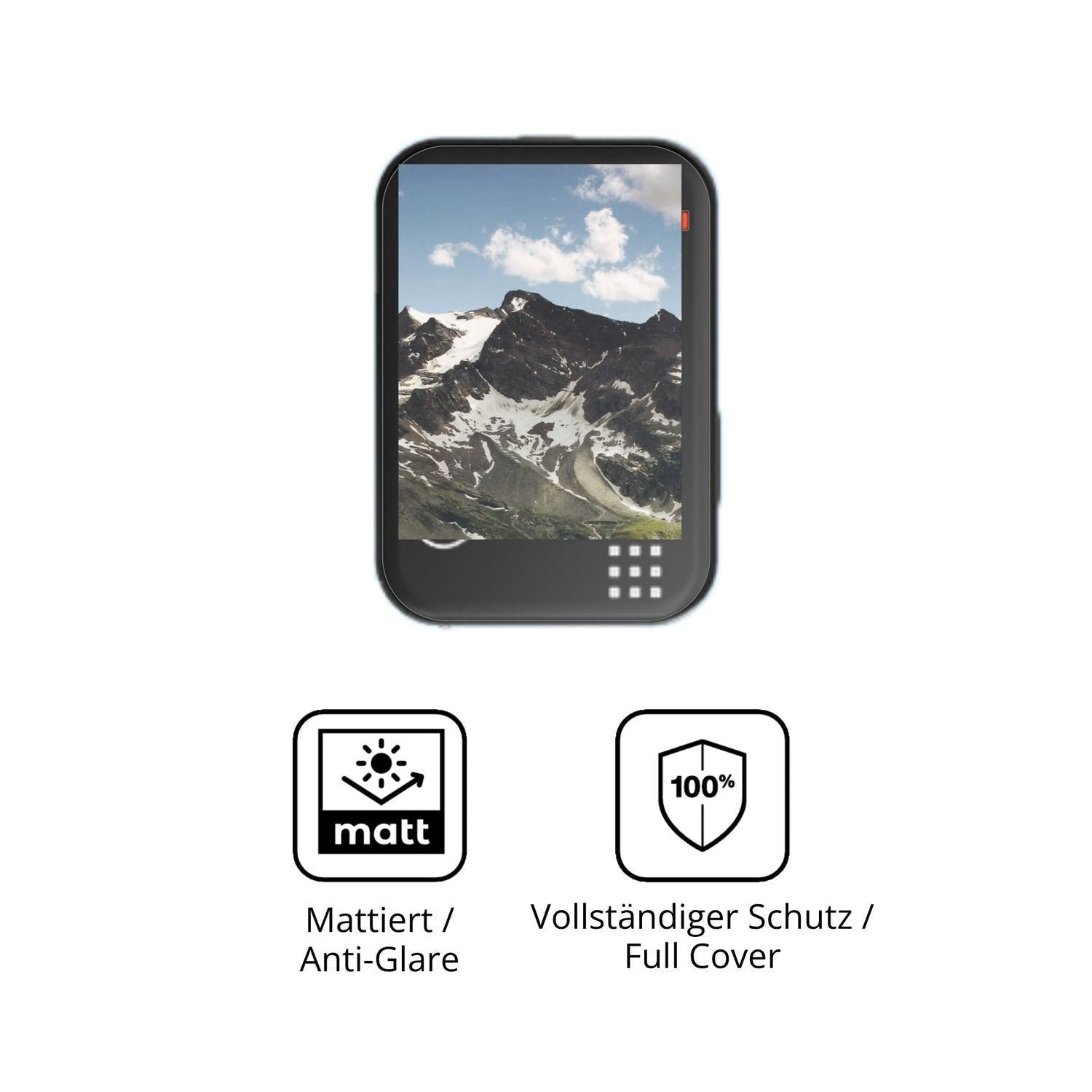 2x Full Cover Schutzfolie matt für Euorosi GO10 (5)