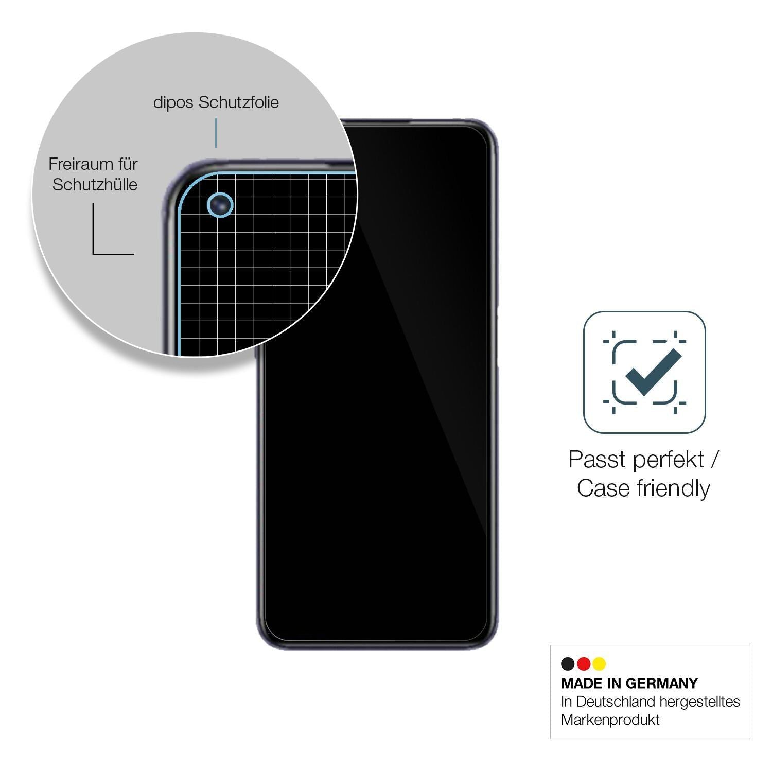 2x 9H Schutzfolie für Realme Q3T Panzerfolie (6)