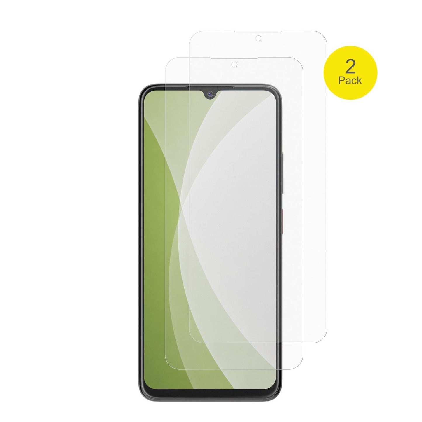 2x Full Cover Schutzfolie matt für ZTE Optus X Tot (2)