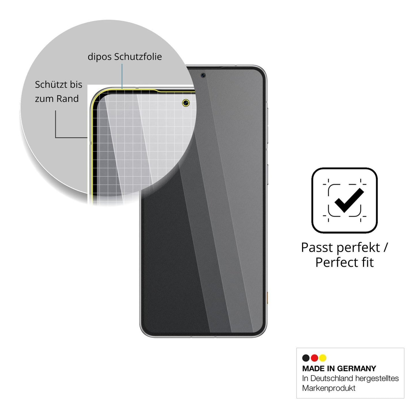 Blickschutzfolie für General Mobile GM Fenix II Pr (4)