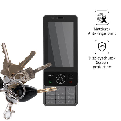 Blickschutzfolie für Yanmis 4G Slide Phone matt Sc (3)