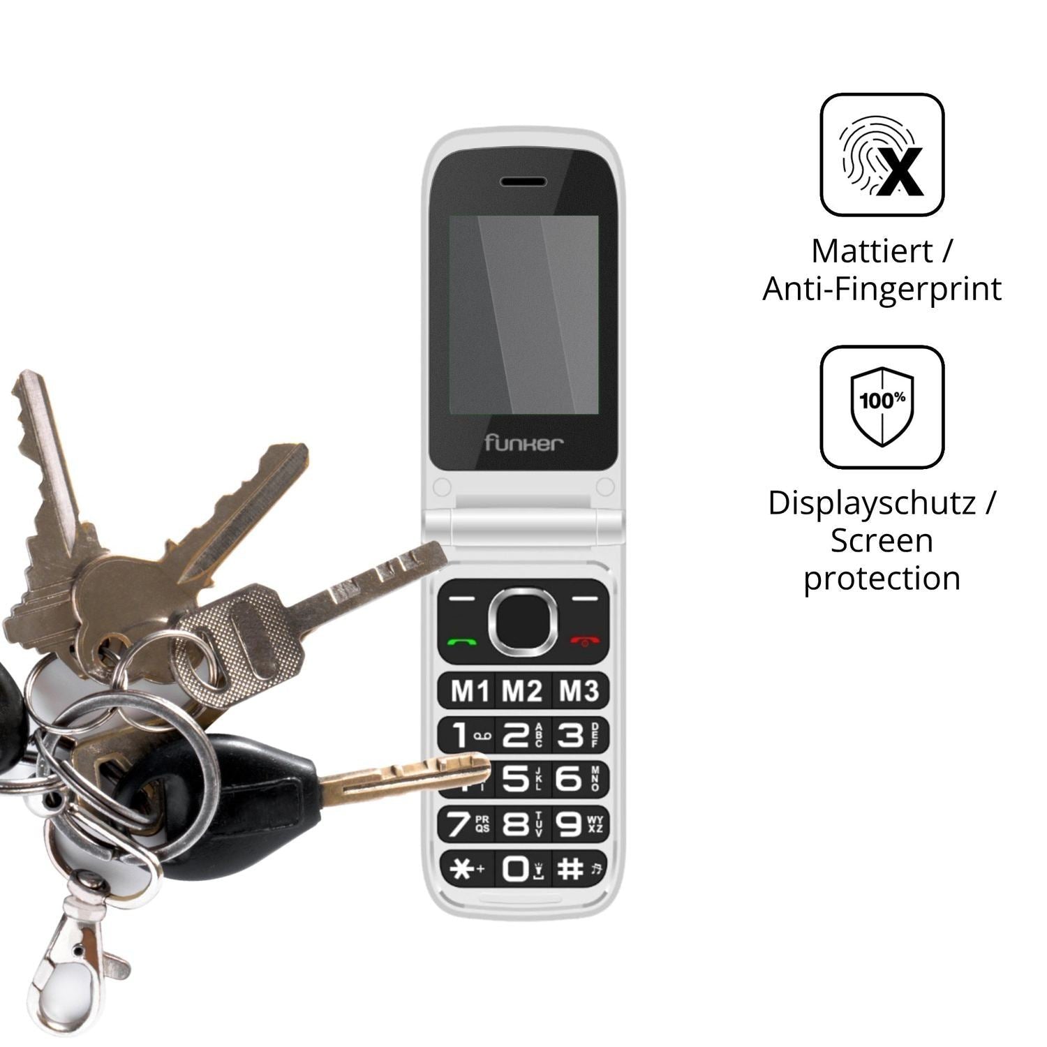 Blickschutzfolie für Funker C250 Comfort Power 4G  (3)