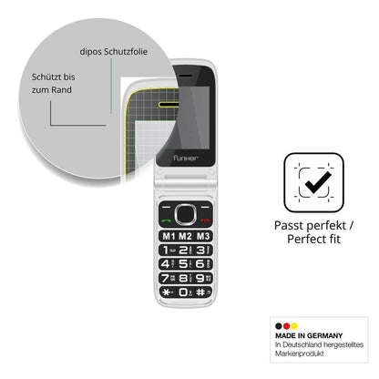Blickschutzfolie für Funker C250 Comfort Power 4G  (4)