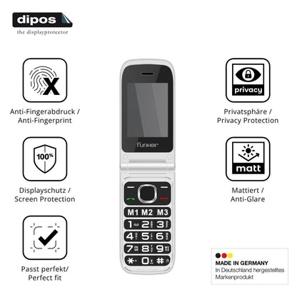 Blickschutzfolie für Funker C250 Comfort Power 4G  (5)