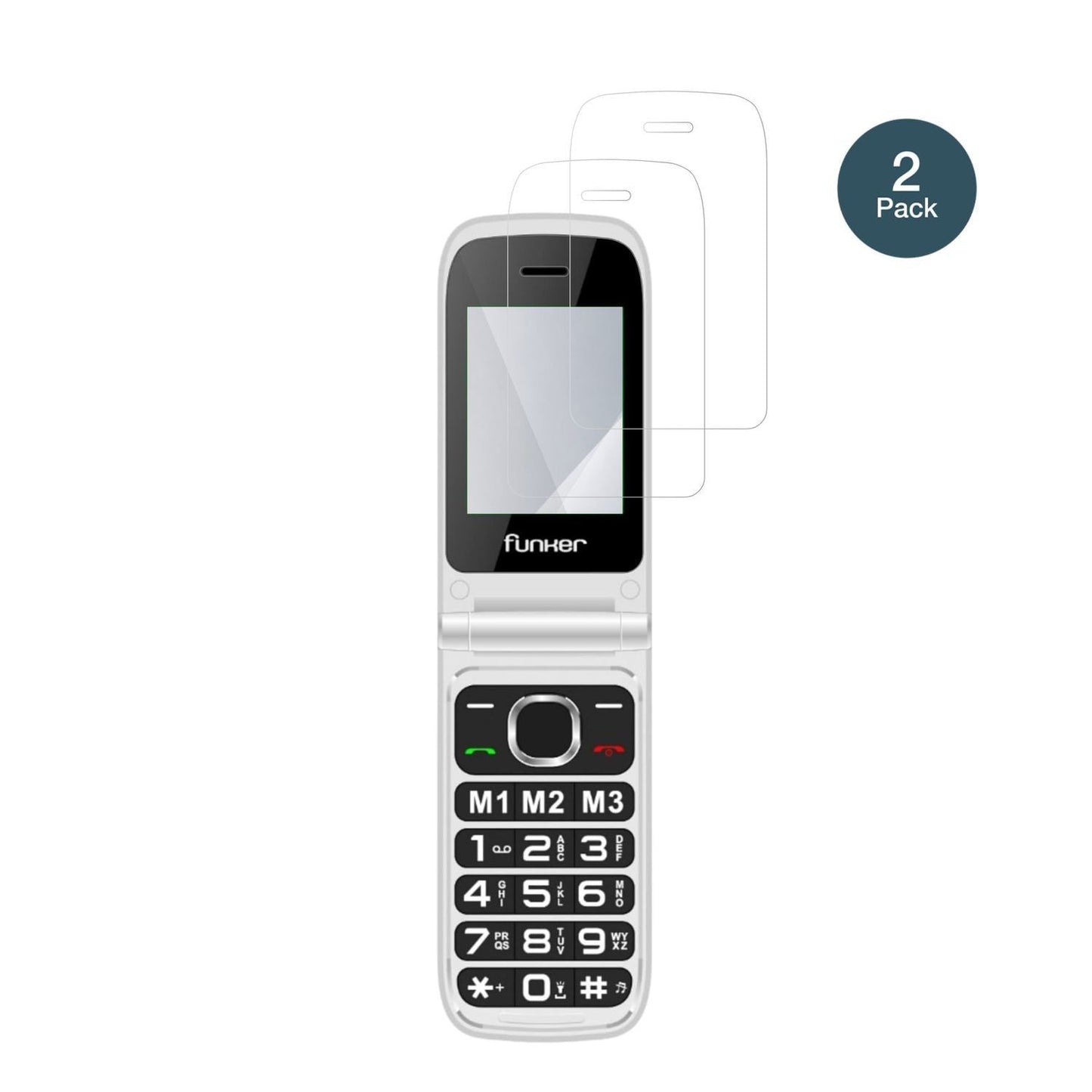 2x 9H Schutzfolie für Funker C250 Comfort Power 4G (2)