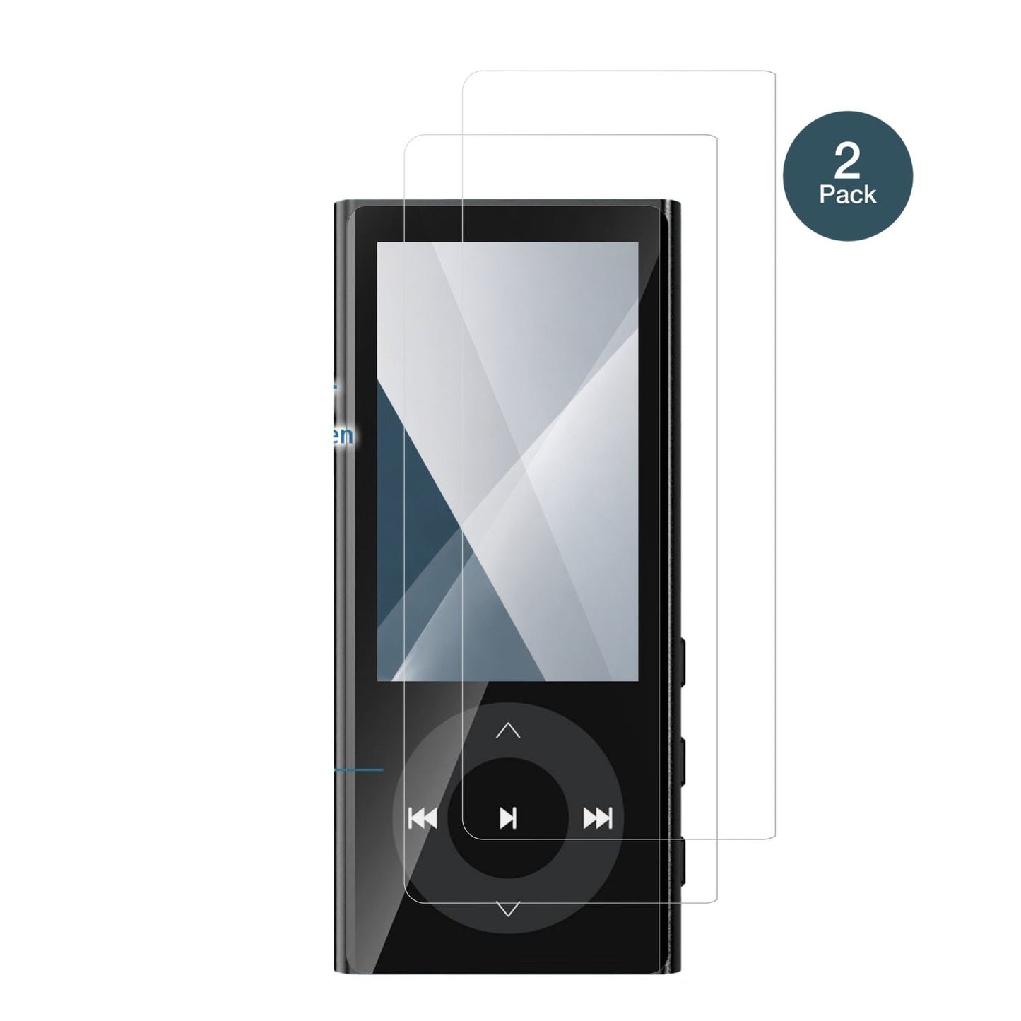 2x 9H Schutzfolie für PlayerPure A9 MP3-Player Pan (2)