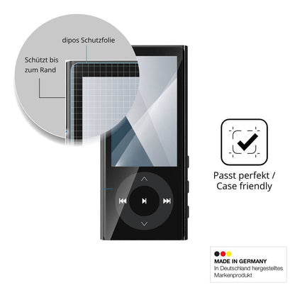 2x 9H Schutzfolie für PlayerPure A9 MP3-Player Pan (6)