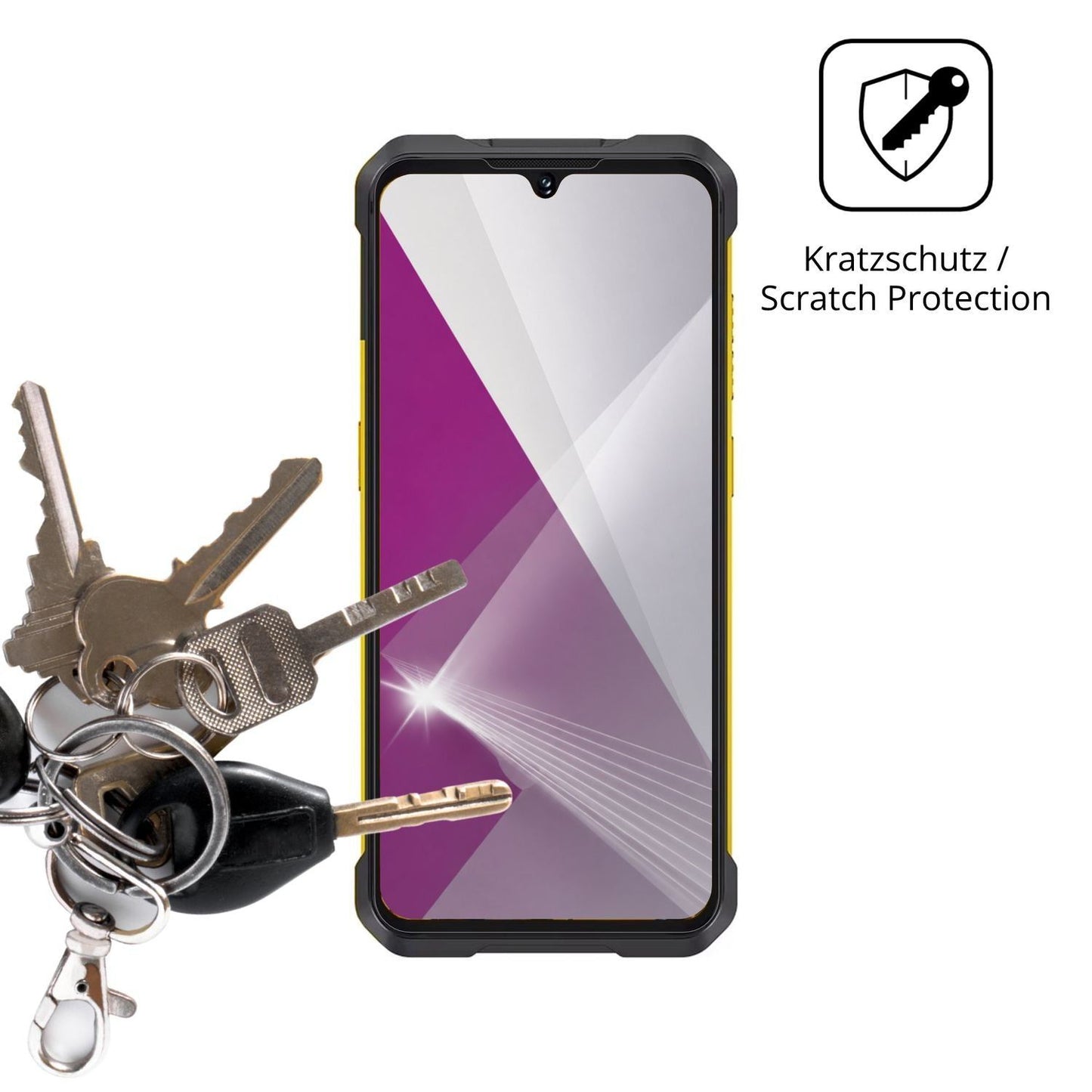 4x Schutzfolie klar für Cubot KingKong ES 5 Displa (4)