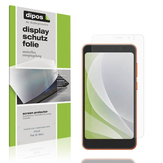 4x Schutzfolie matt für Oscal Flat 3C Mini Display (1)
