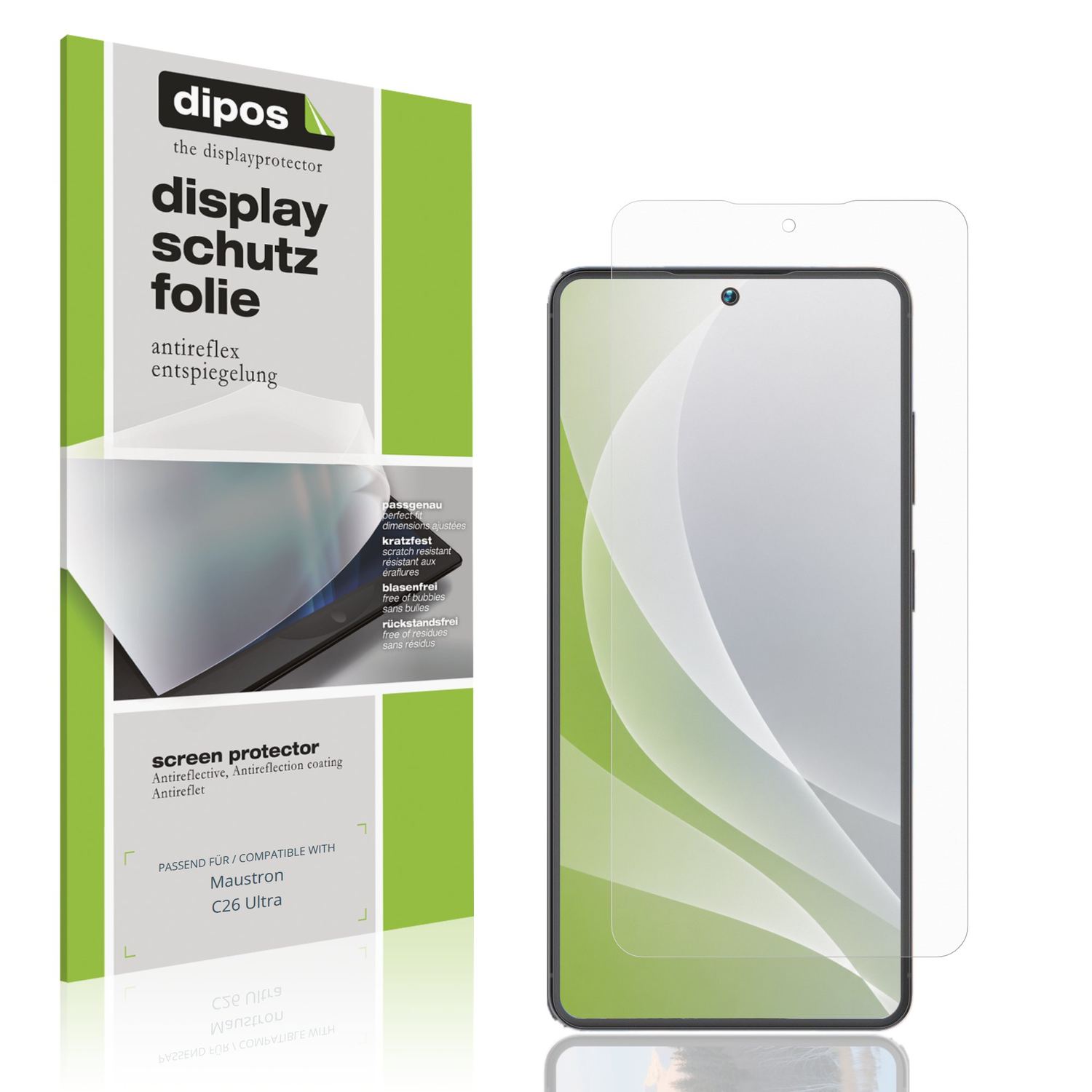 4x Schutzfolie matt für Maustron C26 Ultra Display (1)