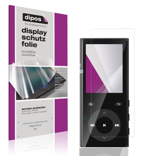 4x Schutzfolie klar für PlayerPure A9 Display-Schu (1)