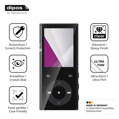 4x Schutzfolie klar für PlayerPure A9 Display-Schu (7)