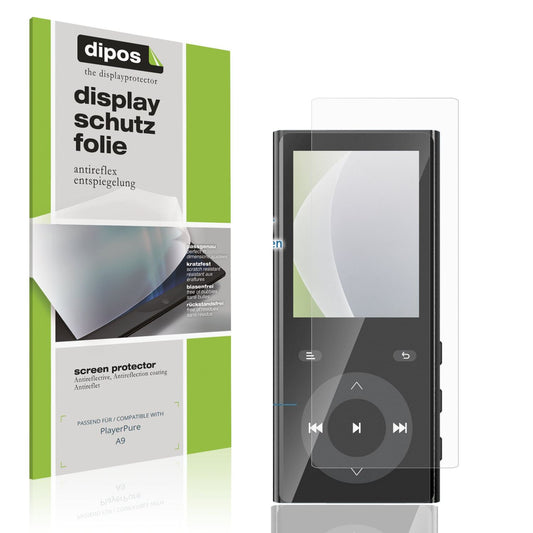 4x Schutzfolie matt für PlayerPure A9 Display-Schu (1)