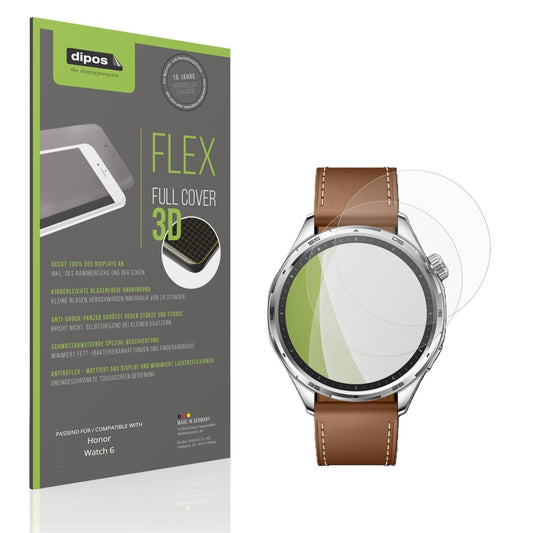 2x Full Cover Schutzfolie matt für Honor Watch 6 (1)