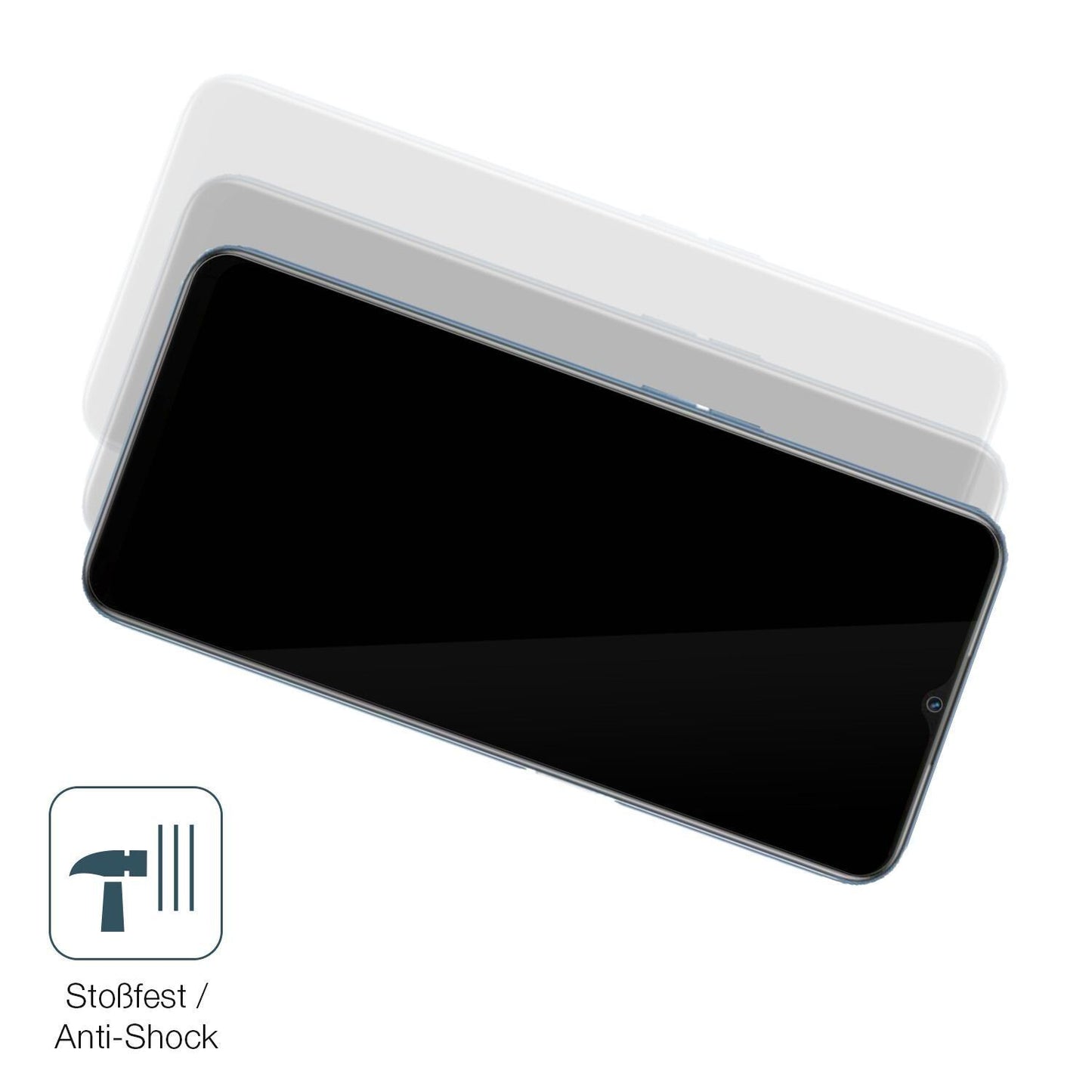 2x 9H Schutzfolie für OPPO A16 Panzerfolie (4)