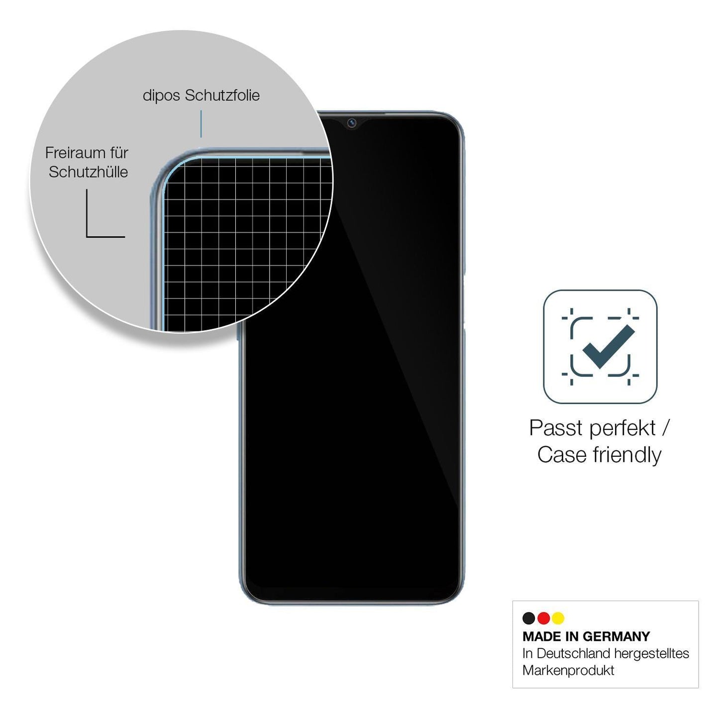2x 9H Schutzfolie für OPPO A16 Panzerfolie (6)