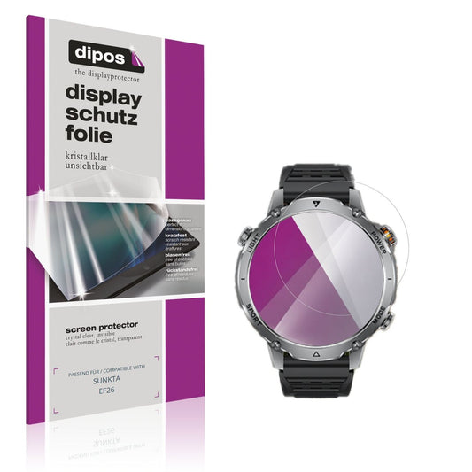 6x Schutzfolie klar für SUNKTA EF26 Display-Schutz (1)