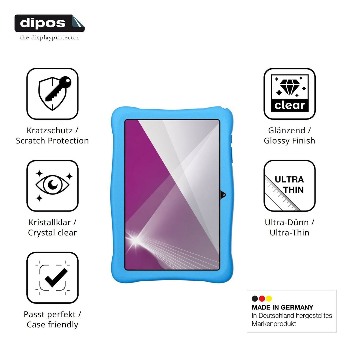 2x Schutzfolie klar für Oscal Kido 2 Display-Schut (7)