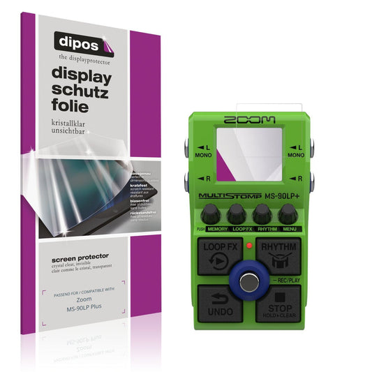2x Schutzfolie klar für Zoom MS-90LP Plus Display- (1)