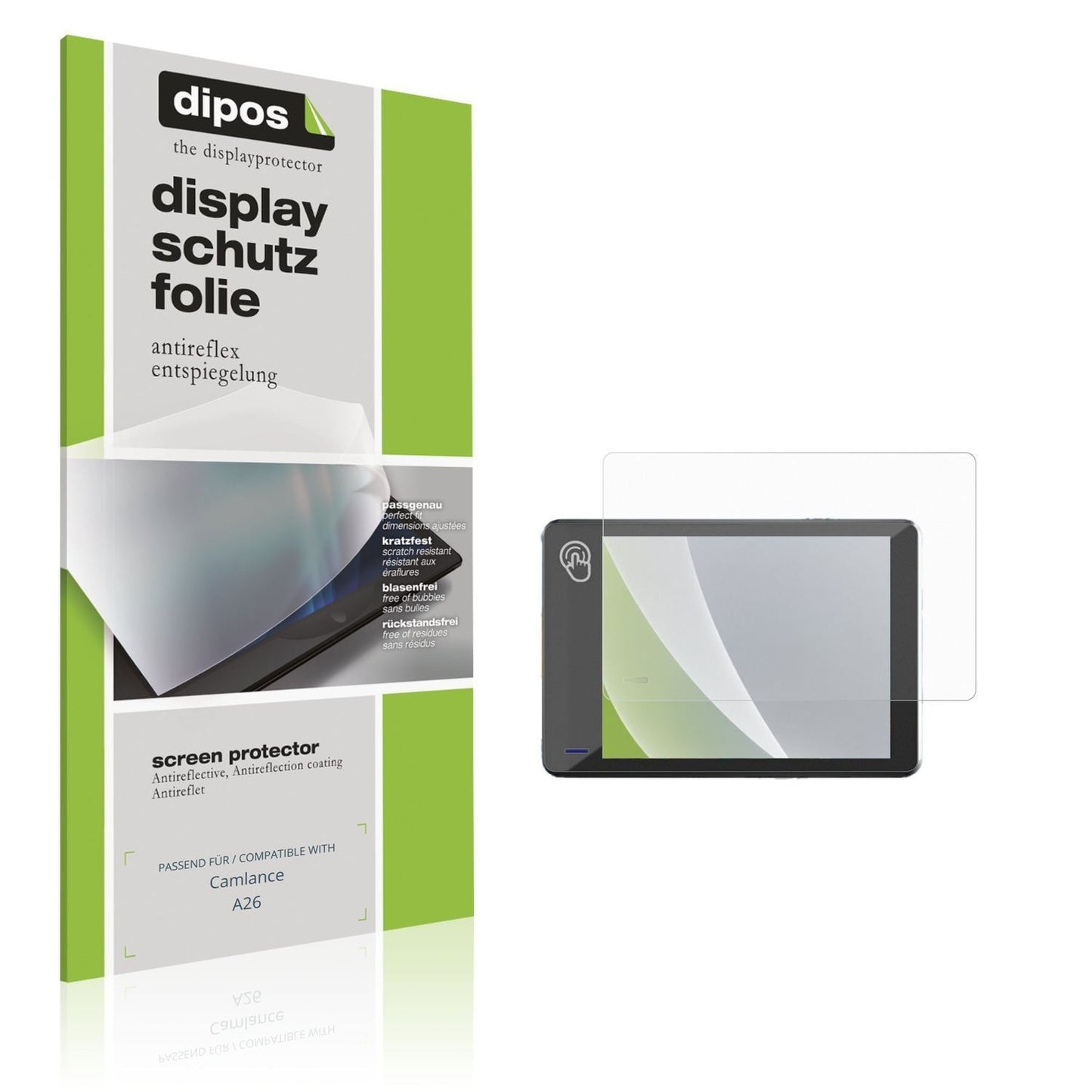 4x Schutzfolie matt für Camlance A26 Display-Schut (1)