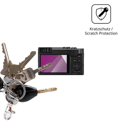 4x Schutzfolie klar für Panasonic TZ90 Display-Sch (4)