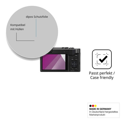 4x Schutzfolie klar für Panasonic TZ90 Display-Sch (6)