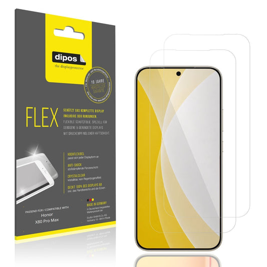2x 3D Full Cover Schutzfolie für Honor X80 Pro Max (1)