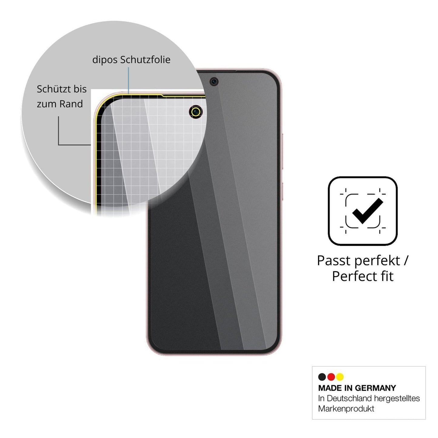 Blickschutzfolie für Oppo Reno15 A matt Schutzfoli (4)