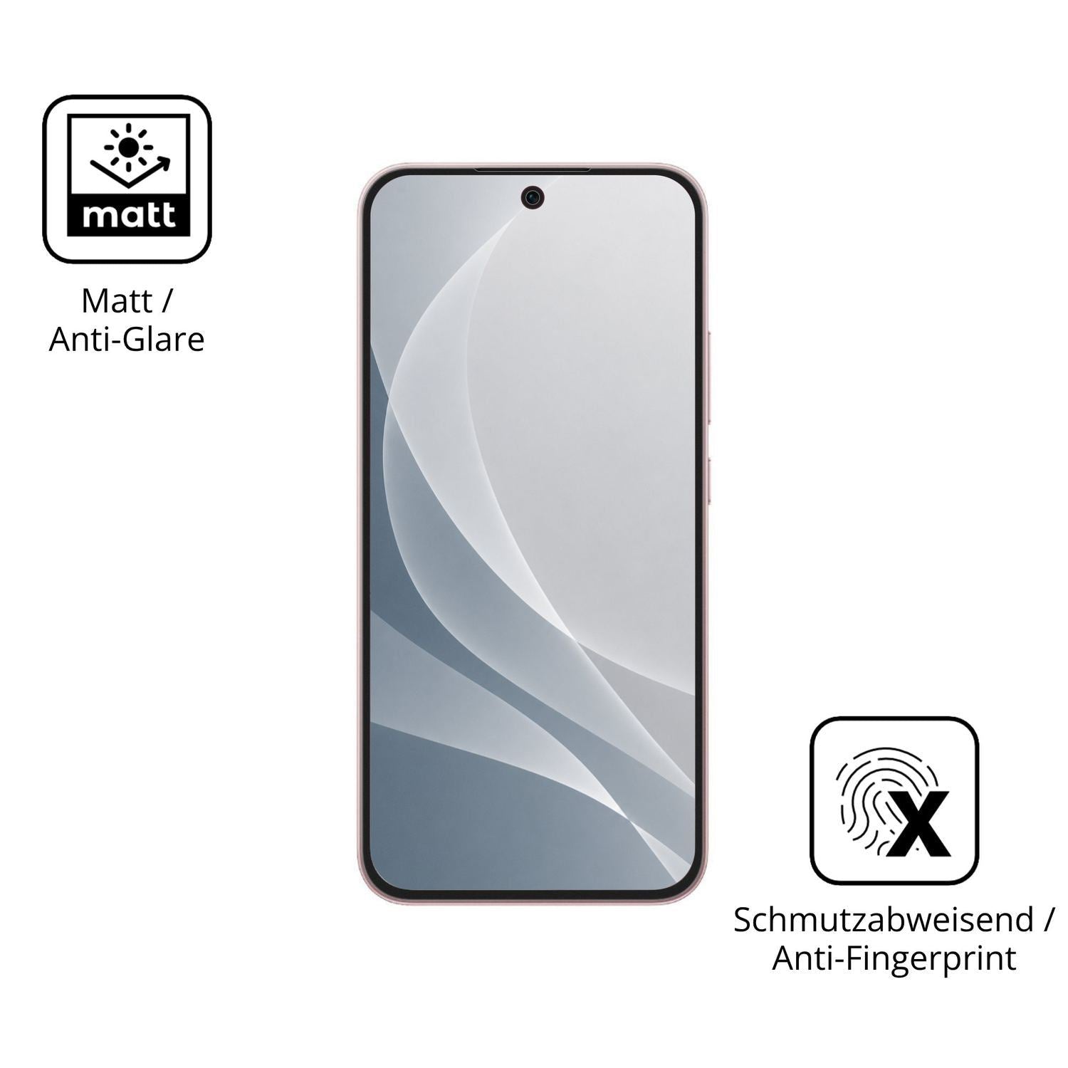 2x 9H Schutzfolie matt für Oppo Reno15 A Panzerfol (5)