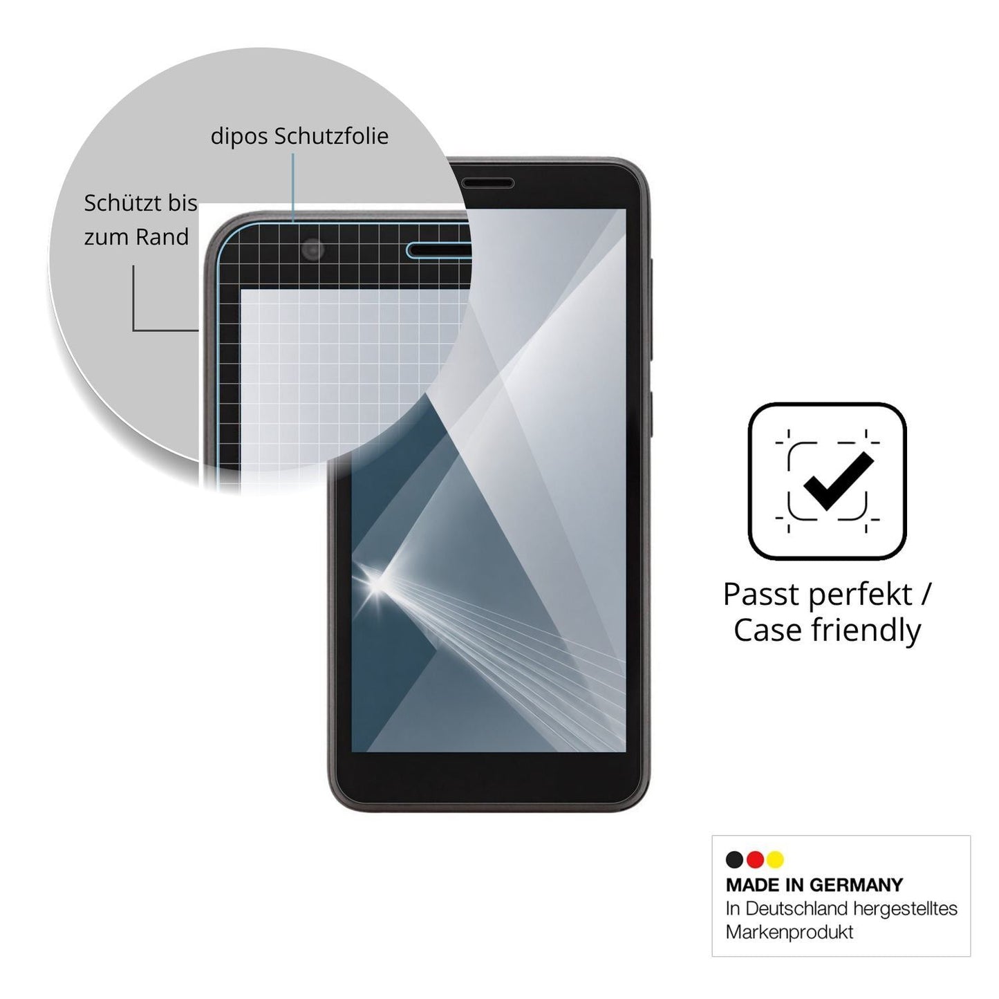 2x 9H Schutzfolie für Telstra T-Essential Panzerfo (6)