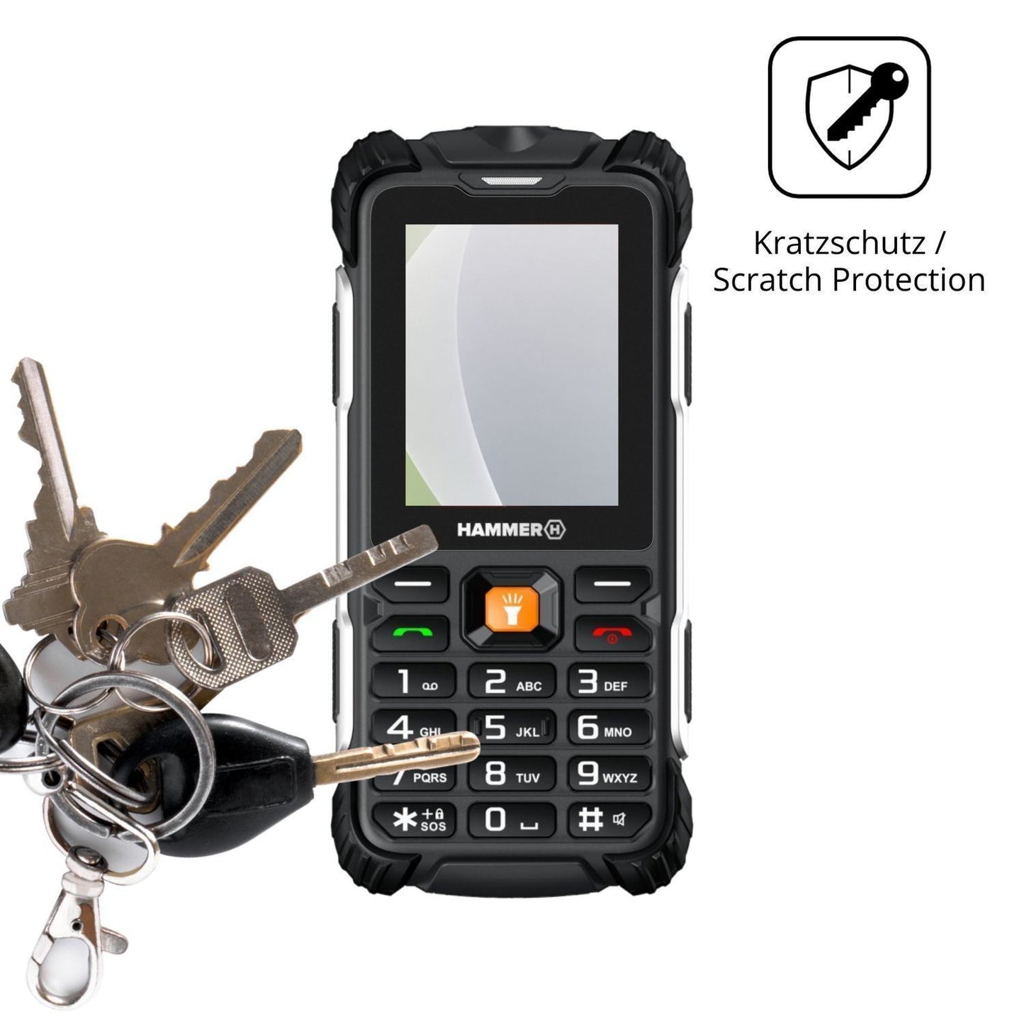 4x Schutzfolie matt für Hammer Forge LTE Display-S (4)