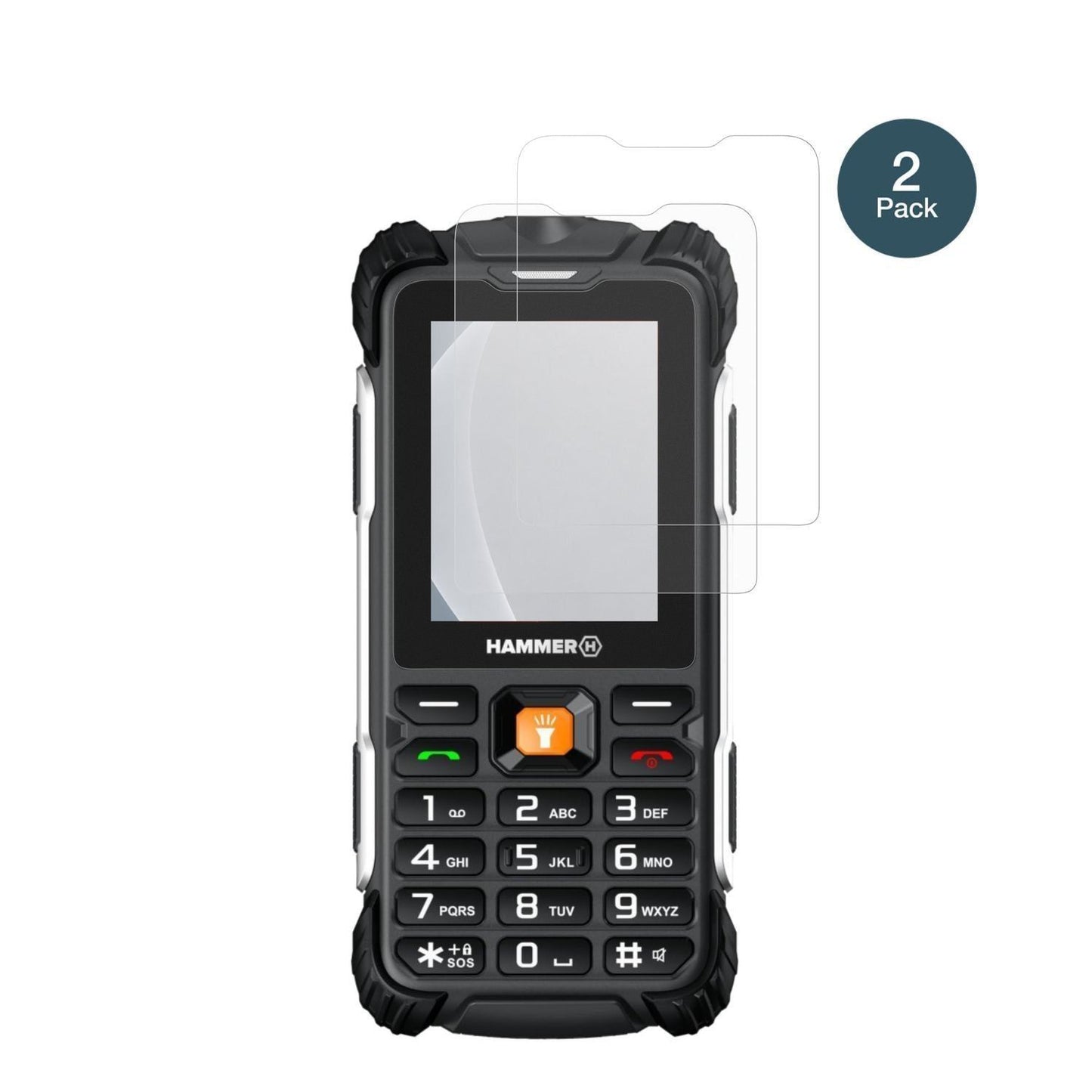 2x 9H Schutzfolie matt für Hammer Forge LTE Panzer (2)