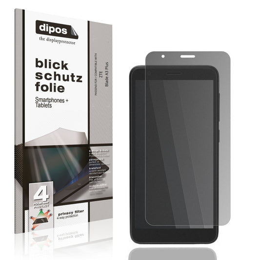 Blickschutzfolie für ZTE Blade A3 Plus matt Schutz (1)