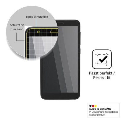 Blickschutzfolie für ZTE Blade A3 Plus matt Schutz (4)