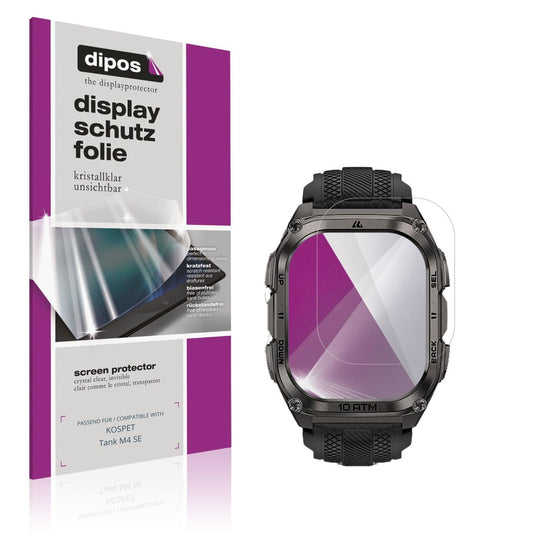 6x Schutzfolie klar für KOSPET Tank M4 SE Display- (1)