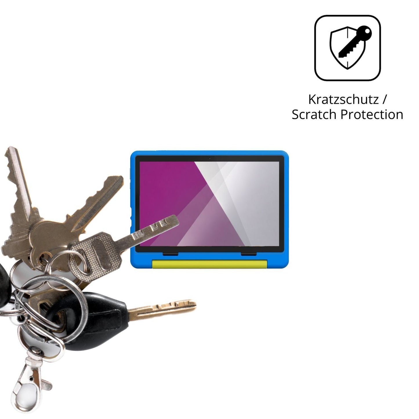 2x Schutzfolie klar für Laptok KT1016 Display-Schu (4)