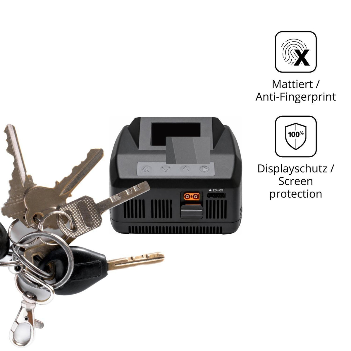 Blickschutzfolie für Spektrum Smart Charger S1100  (3)