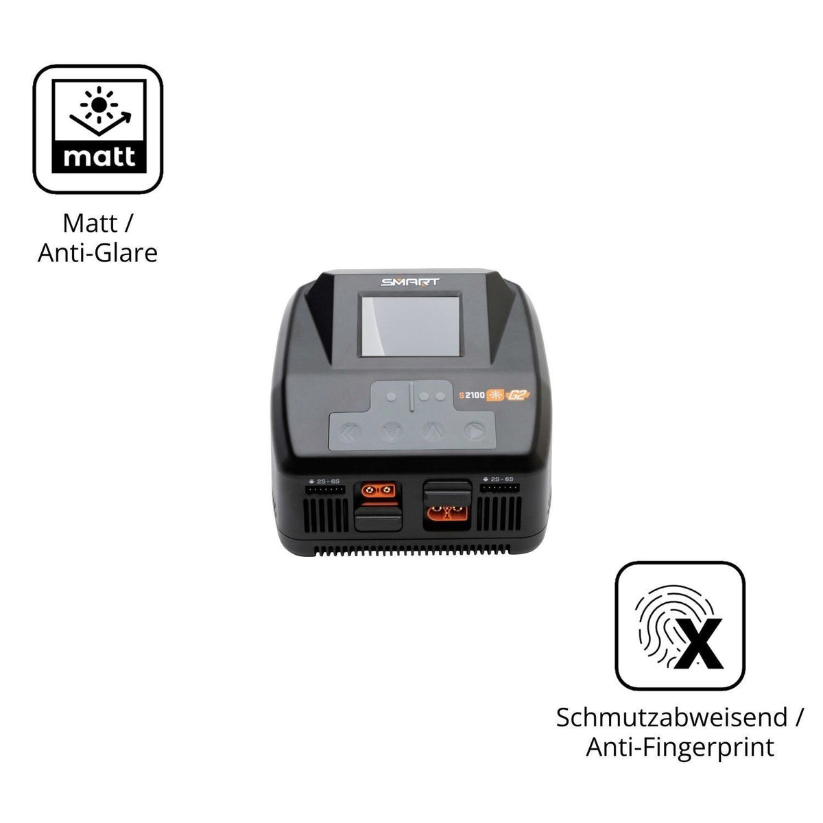 4x Schutzfolie matt für Spektrum Smart Charger S22 (5)