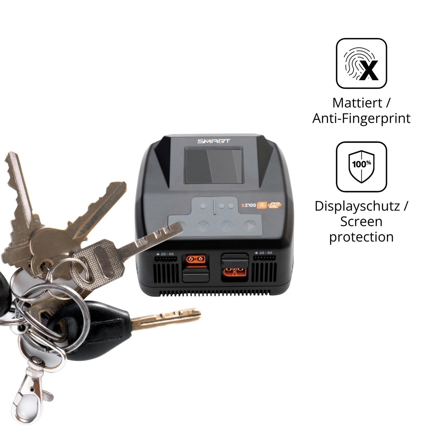 Blickschutzfolie für Spektrum Smart Charger S2200  (3)