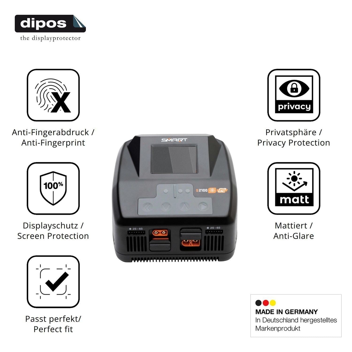 Blickschutzfolie für Spektrum Smart Charger S2200  (5)