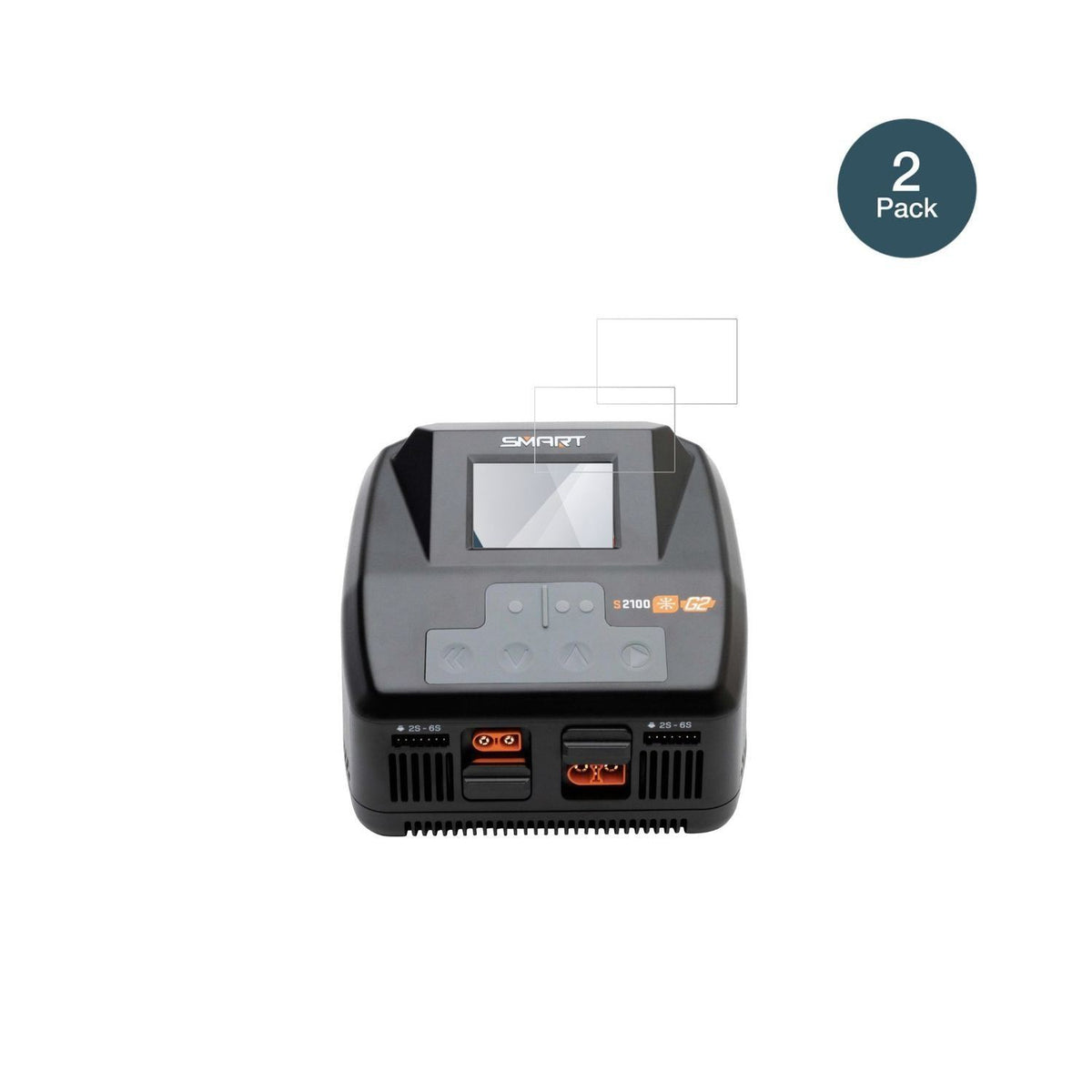 2x 9H Schutzfolie für Spektrum Smart Charger S2200 (2)