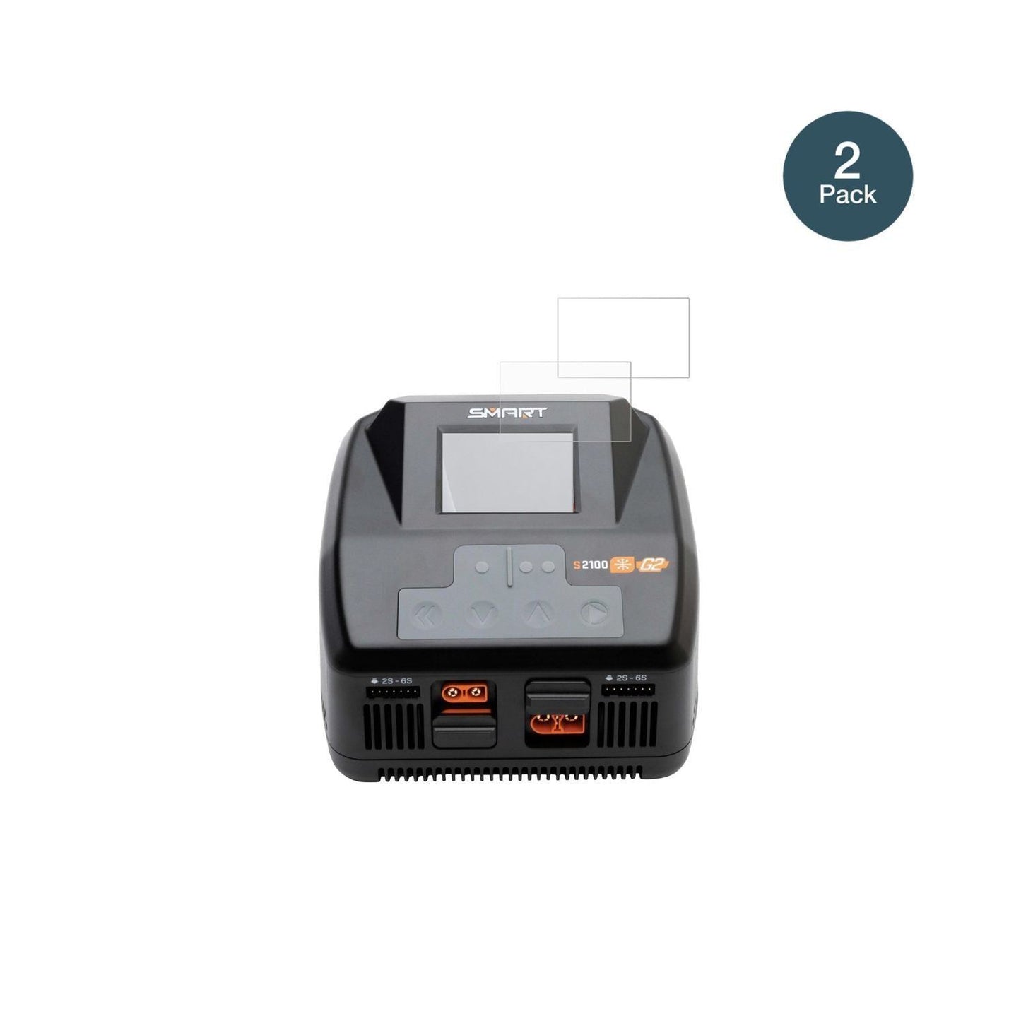2x 9H Schutzfolie matt für Spektrum Smart Charger  (2)