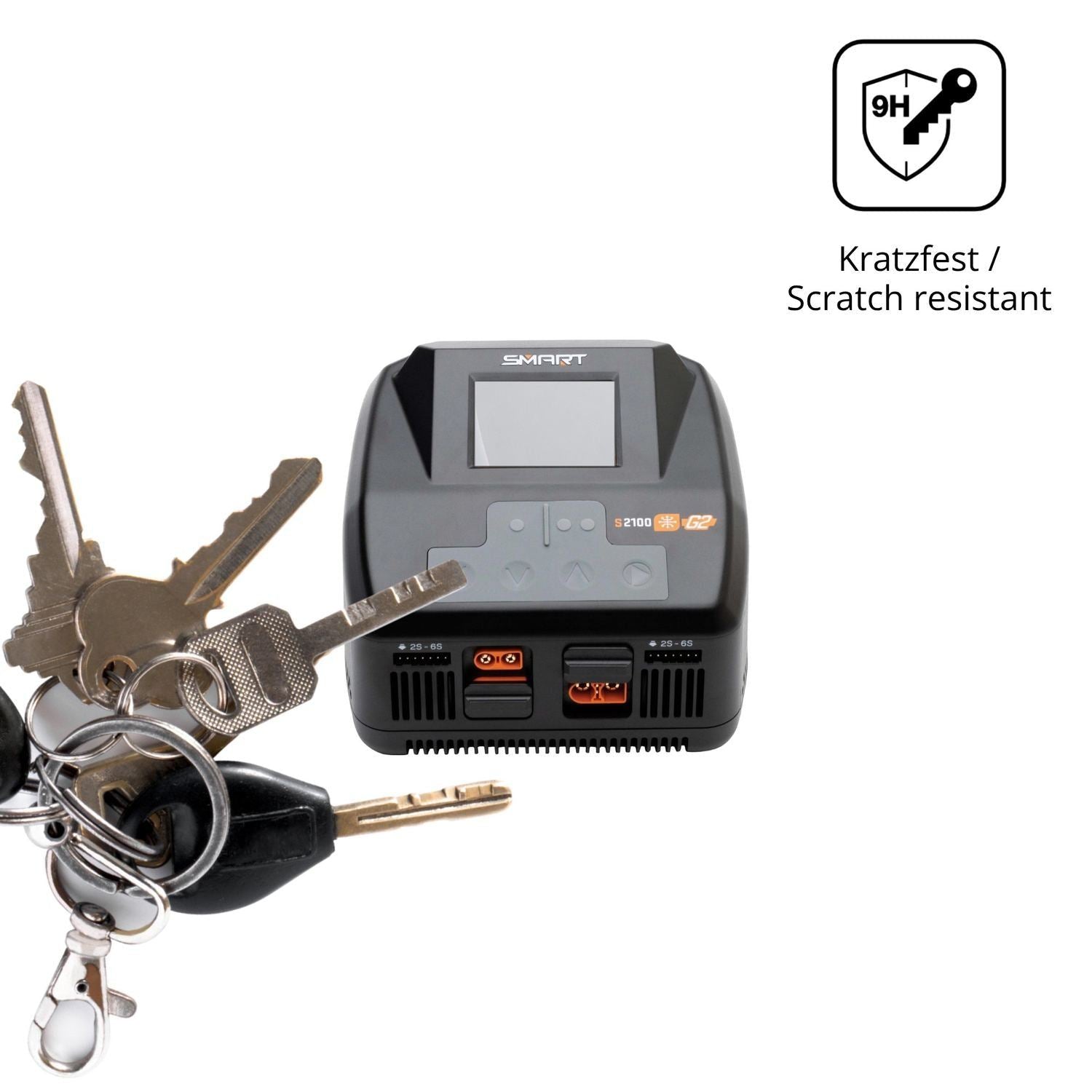 2x 9H Schutzfolie matt für Spektrum Smart Charger  (3)