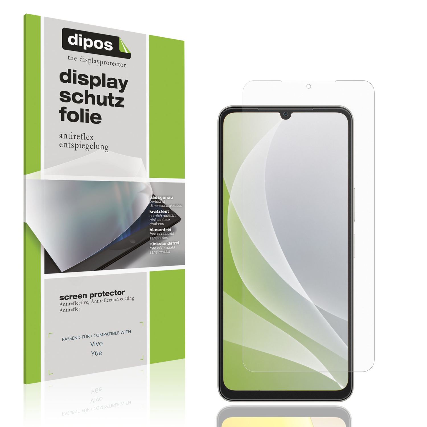4x Schutzfolie matt für Vivo Y6e Display-Schutzfol (1)