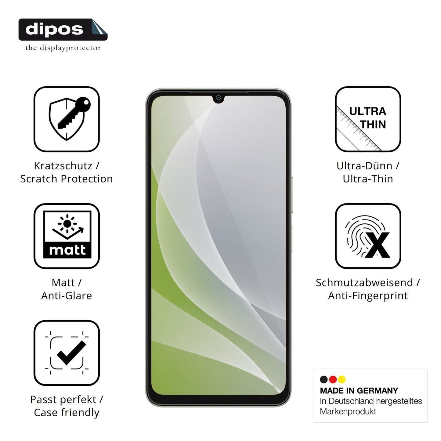 4x Schutzfolie matt für Vivo Y6e Display-Schutzfol (7)